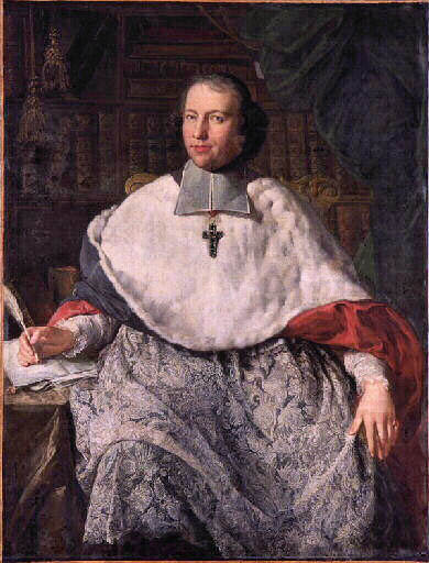 Portrait of French bishop and theologian Jean-Joseph Languet de Gergy